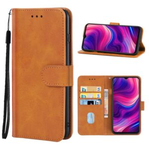 Leather Phone Case For Itel S17 / Vision3 / P38(Brown) (OEM)