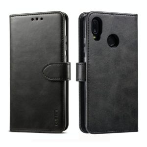 For Huawei P20 Lite GUSSIM Business Style Horizontal Flip Leather Case with Holder & Card Slots & Wallet(Black) (GUSSIM) (OEM)