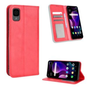 For TCL 30Z Magnetic Buckle Retro Texture Leather Phone Case(Red) (OEM)