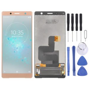OEM LCD Screen for Sony Xperia XZ2 Compact with Digitizer Full Assembly(Gold) (OEM)