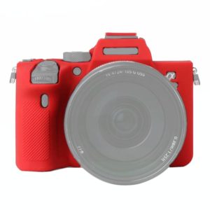 For Sony A7R4 Soft Silicone Protective Case(Red) (OEM)