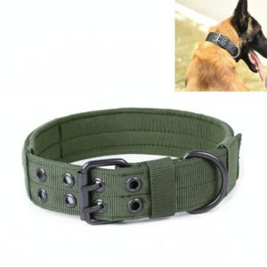 Multifunctional Adjustable Dog Leash Pet Outdoor Training Wear-Resistant Pull-Resistant Collar, Size:M(Green) (OEM)