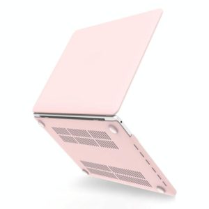 For MacBook Air 13 A2179 & A2337 Hollow Cream Style Laptop Plastic Protective Case(Rose Pink) (OEM)
