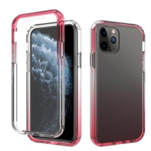 For iPhone 11 Pro Shockproof High Transparency Two-color Gradual Change PC+TPU Candy Colors Protective Case (Red) (OEM)