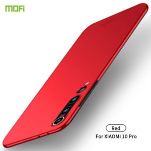 For Xiaomi Mi 10 Pro MOFI Frosted PC Ultra-thin Hard Case(Red) (MOFI) (OEM)