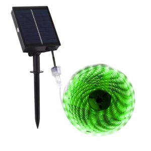 TYN002 5m 150 LEDs Solar Powered Garden Decoration LED Light Strip (Green Light) (OEM)