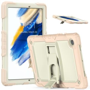 For Samsung Galaxy Tab A8 10.5 2021 Shockproof Beige Silicone + PC Tablet Protective Case(Rose Gold) (OEM)
