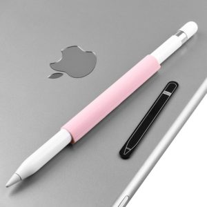 Magnetic Sleeve Silicone Holder Grip Set for Apple Pencil (Pink) (OEM)