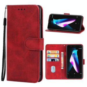 Leather Phone Case For BQ Aquaris V Plus(Red) (OEM)
