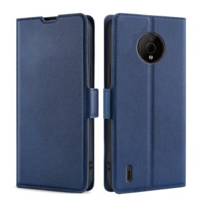For Nokia C200 Ultra-thin Voltage Side Buckle Horizontal Flip Leather Phone Case(Blue) (OEM)