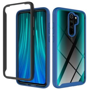 For Xiaomi Redmi Note 8 Pro Starry Sky Solid Color Series Shockproof PC + TPU Protective Case(Navy Blue) (OEM)