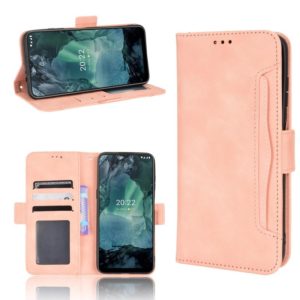 For Nokia G21 / G11 Skin Feel Calf Pattern Leather Phone Case(Pink) (OEM)