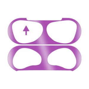 2 PCS Headphone Inner Cover Sticker Dustproof Protective Film For Airpods 3(Purple) (OEM)