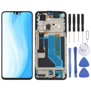Original AMOLED Material LCD Screen and Digitizer Full Assembly with Frame for Vivo S7 V2020A (OEM)