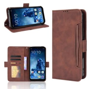 For Oukitel WP13 5G Skin Feel Calf Pattern Horizontal Flip Leather Case with Holder & Card Slots & Photo Frame(Brown) (OEM)