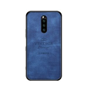 PINWUYO Shockproof Waterproof Full Coverage TPU + PU Cloth+Anti-shock Cotton Protective Case for Sony Xperia 1 / Xperia XZ4(Blue) (1) (OEM)