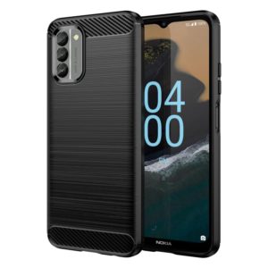 For Nokia G400 5G Brushed Texture Carbon Fiber TPU Phone Case(Black) (OEM)