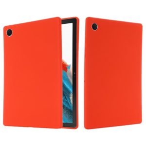 For Samsung Galaxy Tab A8 10.5 2021 Solid Color Liquid Silicone Shockpoof Tablet Case(Red) (OEM)