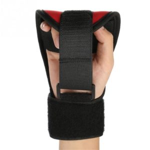 Rehabilitation Fixed Auxiliary Special Gloves Hemiplegia Training Equipment, Style:Paste Buckle Type (OEM)