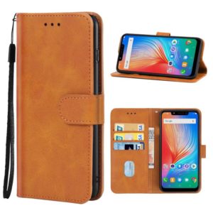 For Tecno Spark 3 Pro Leather Phone Case(Brown) (OEM)
