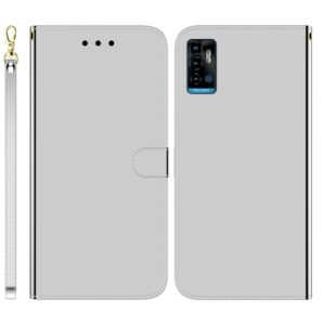 For ZTE Blade A72 / V40 Vita Imitated Mirror Surface Horizontal Flip Leather Phone Case(Silver) (OEM)