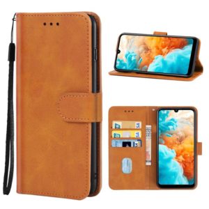 For Huawei Y6 Pro 2019 Leather Phone Case(Brown) (OEM)