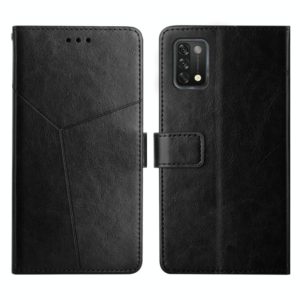 For UMIDIGI A11 Y Stitching Horizontal Flip Leather Phone Case(Black) (OEM)
