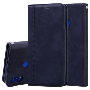 For Huawei Honor 8X Frosted Business Magnetic Horizontal Flip PU Leather Case with Holder & Card Slot & Lanyard(Black) (OEM)