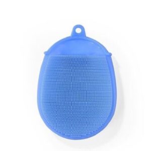 Baby Shower Shampoo Silicone Massage Brush(Blue) (OEM)
