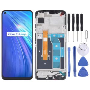 LCD Screen and Digitizer Full Assembly With Frame for OPPO Realme 6 RMX2001 (OEM)