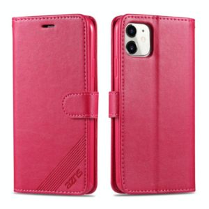 For iPhone 11 AZNS Sheepskin Texture Horizontal Flip Leather Case with Holder & Card Slots & Wallet(Red) (AZNS) (OEM)