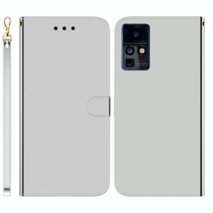 For Infinix Zero X / X Pro Imitated Mirror Surface Horizontal Flip Leather Phone Case(Silver) (OEM)