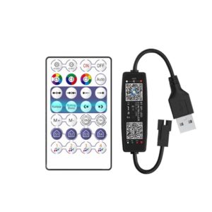 WS2812B USB 5V APP Remote Controller Bluetooth Music Controller for SK6812 WS2811 WS2812 LED Light Strip (OEM)