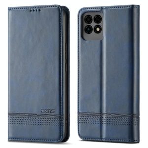 For Huawei Maimang 10 SE AZNS Magnetic Calf Texture Horizontal Flip Leather Case with Card Slots & Holder & Wallet(Dark Blue) (AZNS) (OEM)