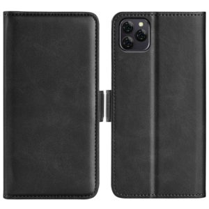 For Blackview A95 Dual-side Magnetic Buckle Leather Phone Case(Black) (OEM)
