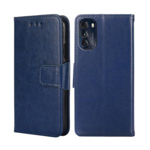 For Motorola Moto G 5G 2022 Crystal Texture Leather Phone Case(Royal Blue) (OEM)