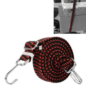 Bicycle Binding Rope Widening And Thickening Multi-Purpose Elastic Elastic Luggage Rope Shelf Rope, Length:0.5m(Red) (OEM)