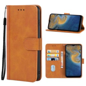 For ZTE Blade A72 4G / V40 Vita Leather Phone Case(Brown) (OEM)