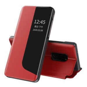 For Huawei Mate 20 Attraction Flip Holder Leather Phone Case(Red) (OEM)
