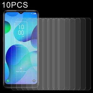 10 PCS 0.26mm 9H 2.5D Tempered Glass Film For TCL 20 AX 5G (OEM)