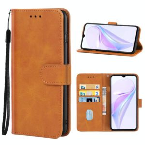 Leather Phone Case For Huawei Nzone S7 5G(Brown) (OEM)