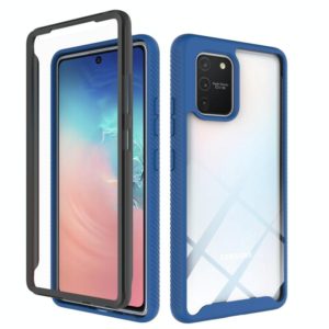 For Samsung Galaxy S10 Lite Starry Sky Solid Color Series Shockproof PC + TPU Protective Case(Royal Blue) (OEM)