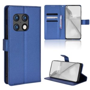 For OnePlus 10 Pro 5G Diamond Texture Leather Phone Case(Blue) (OEM)