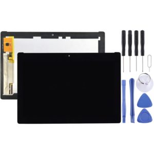 OEM LCD Screen for Asus Zenpad 10 Z300 Z300CL Z300CNL P01T (Yellow Flex Cable Version) with Digitizer Full Assembly (Black) (OEM)