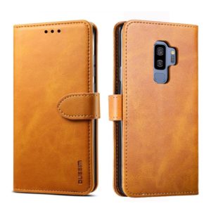 For Galaxy S9 GUSSIM Business Style Horizontal Flip Leather Case with Holder & Card Slots & Wallet(Khaki) (GUSSIM) (OEM)