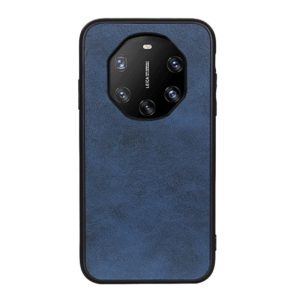 For Huawei Mate 40 RS Accurate Hole Two-color Calf Texture Shockproof Case(Blue) (OEM)