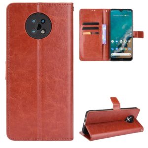 For Nokia C50 5G Crazy Horse Texture Horizontal Flip Leather Case with Holder & Card Slots & Lanyard(Brown) (OEM)
