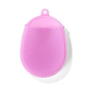 Baby Shower Shampoo Silicone Massage Brush(Pink) (OEM)