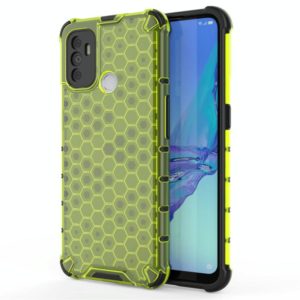 For OPPO A53 2020 Shockproof Honeycomb PC + TPU Case(Green) (OEM)