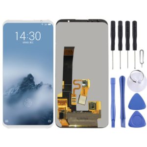 Original LCD Screen for Meizu 16 / 16th / M882H / M882Q with Digitizer Full Assembly(White) (OEM)